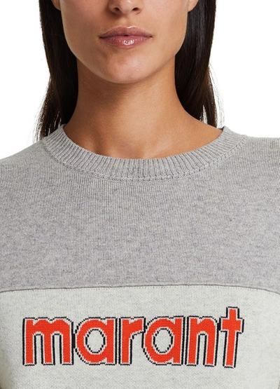 Shop Isabel Marant Étoile Georgia Sweatshirt In Anthracite