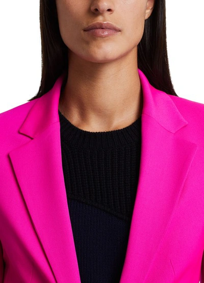 Shop Maison Rabih Kayrouz Jacket In Shocking Pink
