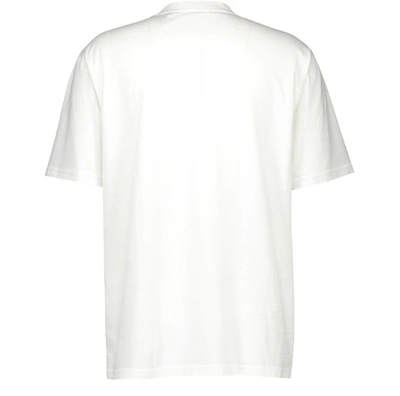 Shop Burberry Gately Cotton T-shirt In White