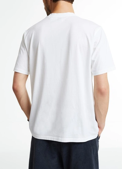 Shop Burberry Gately Cotton T-shirt In White
