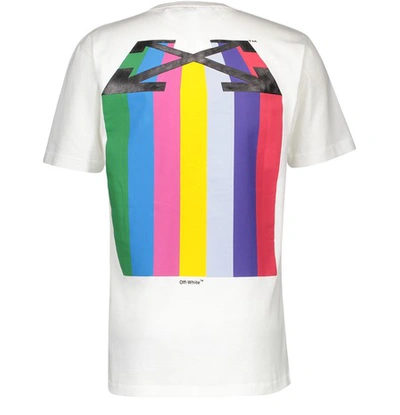 Shop Off-white 'rainbow Arrows' T-shirt In White/multicolor