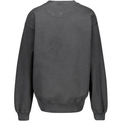 Shop Anine Bing Ramona Sweatshirt In Dark Grey