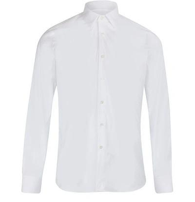 Shop Prada Stretch Shirt In White