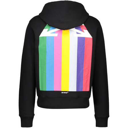 off white rainbow hoodie
