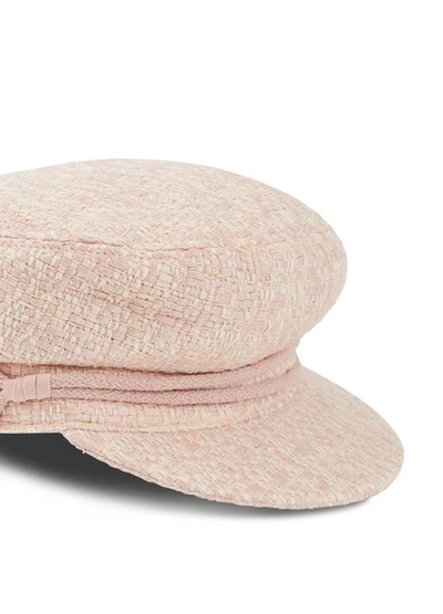 Shop Maison Michel New Abby Hat In Light Pink