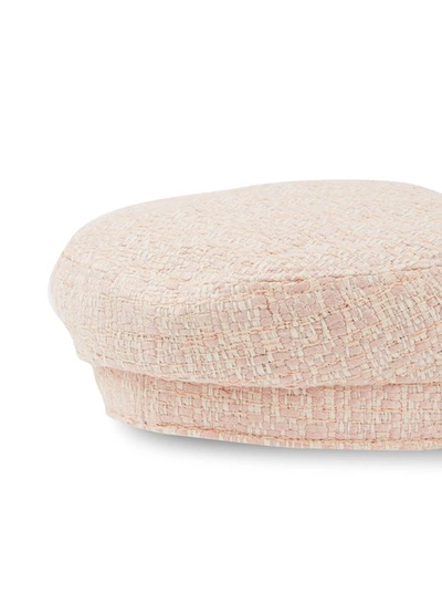 Shop Maison Michel New Abby Hat In Light Pink
