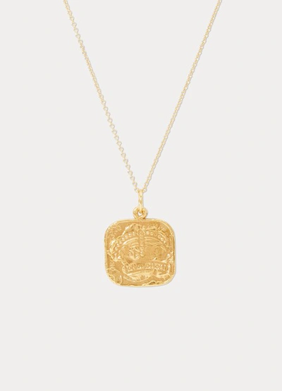 Shop Alighieri Infernal Storm Necklace In Gold