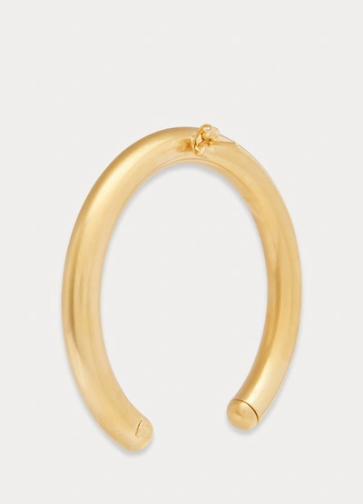 Shop Valentino Garavani Marrakech Earrings In Antique Gold