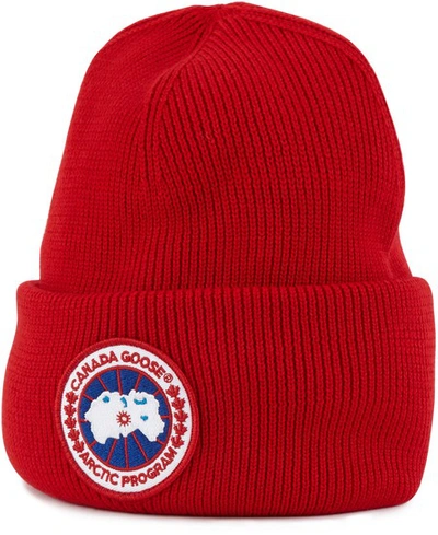 Shop Canada Goose Arctic Hat In Red