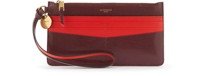Shop Givenchy Gv3 Coin-purse In Bordeaux /rouge