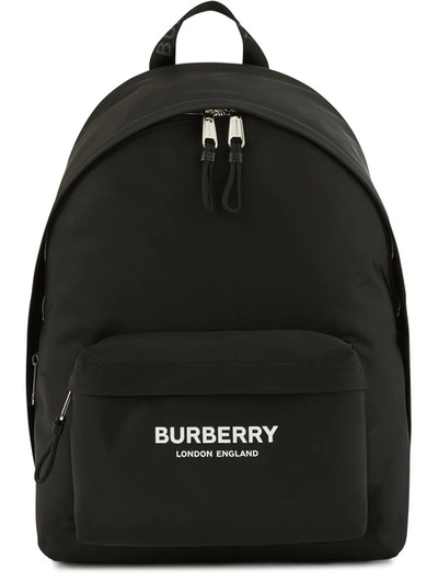Shop Burberry Jett Backpack In Black