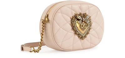 Shop Dolce & Gabbana Devotion Shoulder Bag In Powder 1