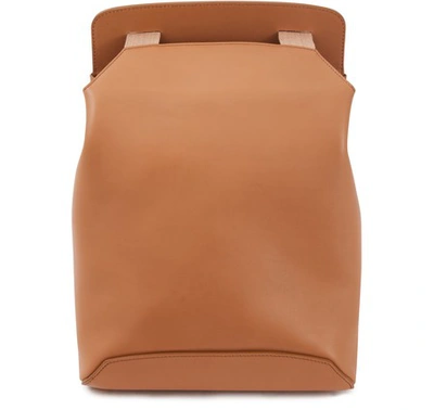 Shop The Row Moulded Rucksack In Dark Salmon Ang