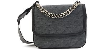 Shop Stella Mccartney Monogram Handbag In 1000 Black