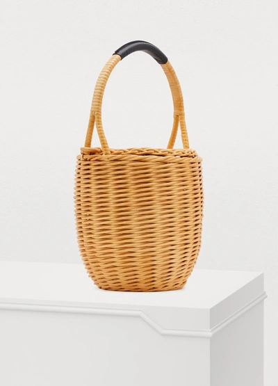 Shop Apc Jeanne Bucket Basket In Dark Navy