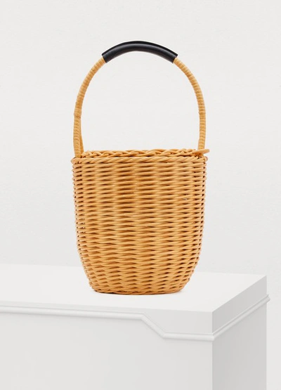 Shop Apc Jeanne Bucket Basket In Dark Navy