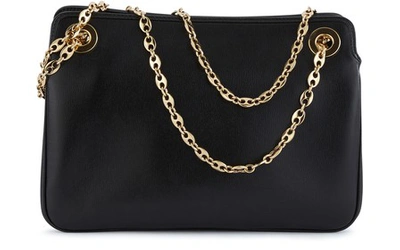 Shop Gucci Marina Small Hand Bag In Black