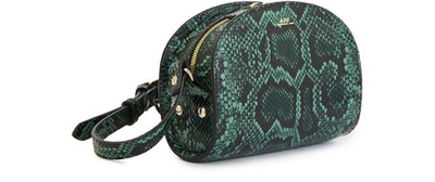Shop Apc Demi-lune Mini Bag In Vert-fonce