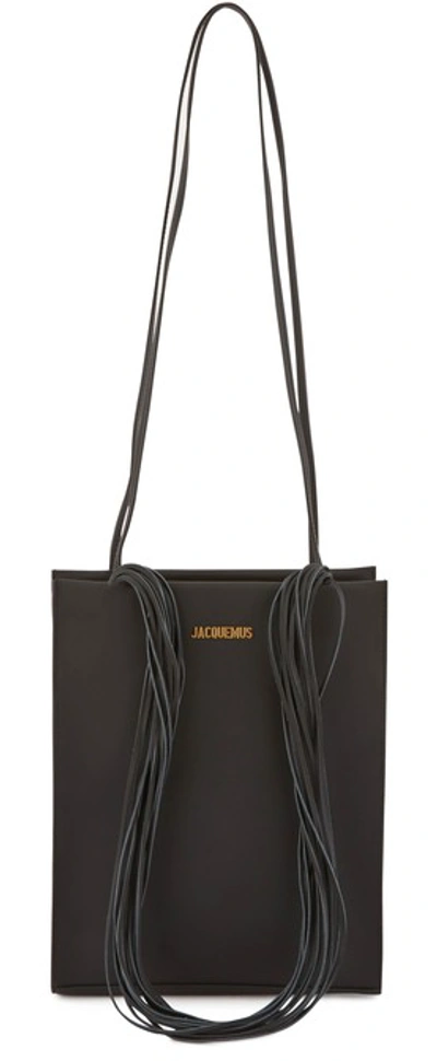 Shop Jacquemus Le A4 Shoulder Bag In Black