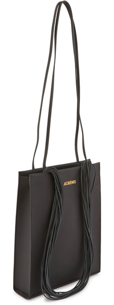 Shop Jacquemus Le A4 Shoulder Bag In Black