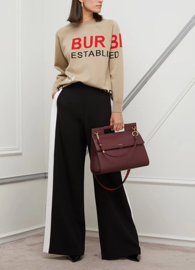 Shop Givenchy Whip Large Shoulder Bag In Aubergine