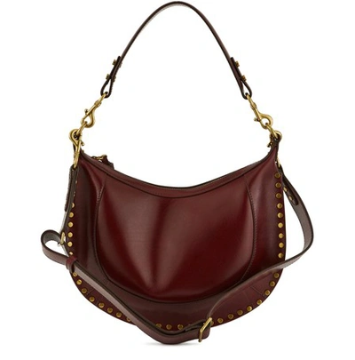 Shop Isabel Marant Naoko Shoulder Bag In Burgundy
