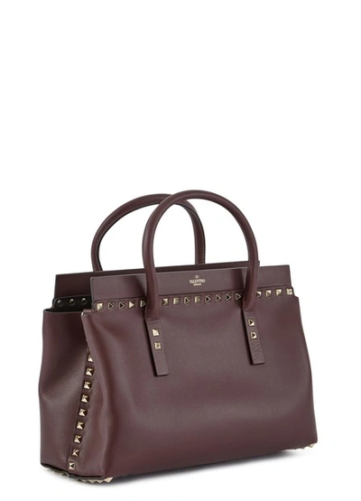 Shop Valentino Garavani Double Handles Hangbag In Rubin