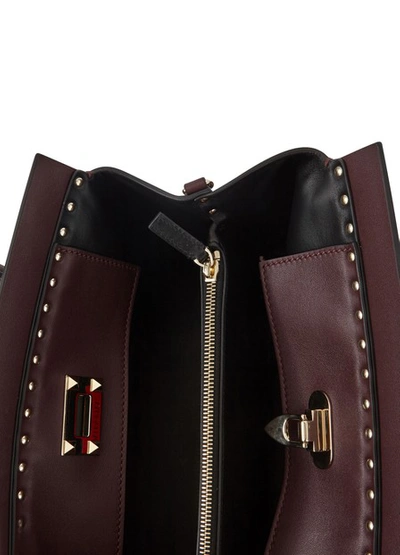 Shop Valentino Garavani Double Handles Hangbag In Rubin