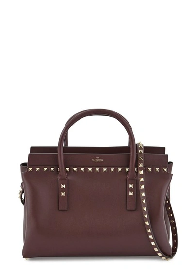 Shop Valentino Garavani Double Handles Hangbag In Rubin