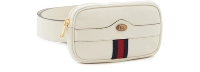 Shop Gucci Ophidia Belt Bag In White