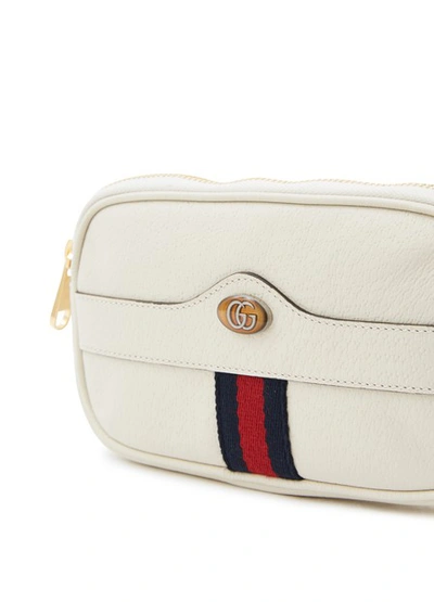 Shop Gucci Ophidia Belt Bag In White