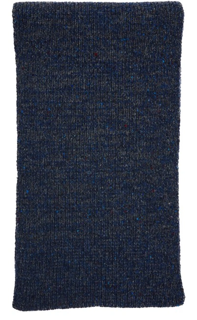 Shop Norse Projects Neps Scarf In Twilight Blue