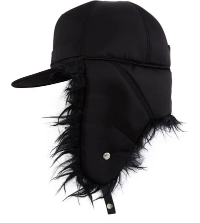 Shop Prada Hat In Black