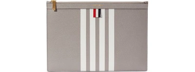 Shop Thom Browne Small Tablet Cover In Med Grey