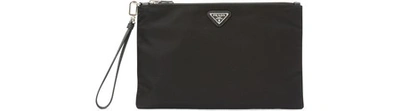 Shop Prada Toiletry Bag In Nero