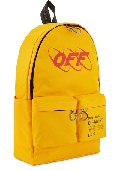 Shop Off-white Industrial Y013 Backpack In Yellow/red