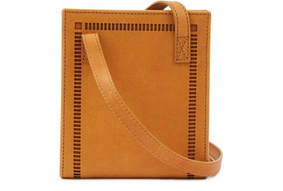 Shop Jacquemus Le Gadjo Crossover Mini Bag In Brown
