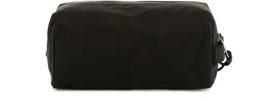 Shop Burberry Be9 Toiletry Bag In Black / White