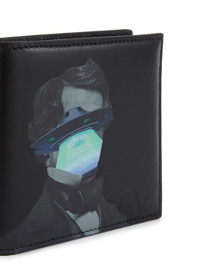 Shop Valentino Garavani Undercover Wallet In Black