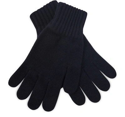Shop Apc Tim Gloves In Iak Dark Navy