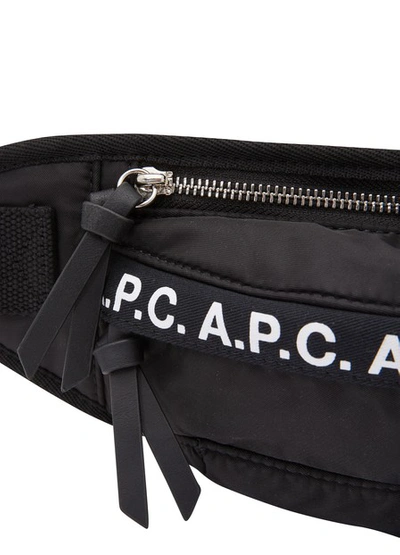 Shop Apc Lucille Bum Bag In Lzz Noir