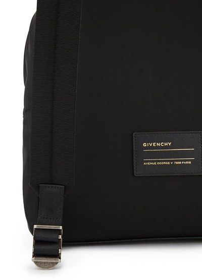 Shop Givenchy Address Backpack In Black-red