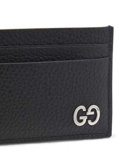 Shop Gucci Dorian Card Holder In Black