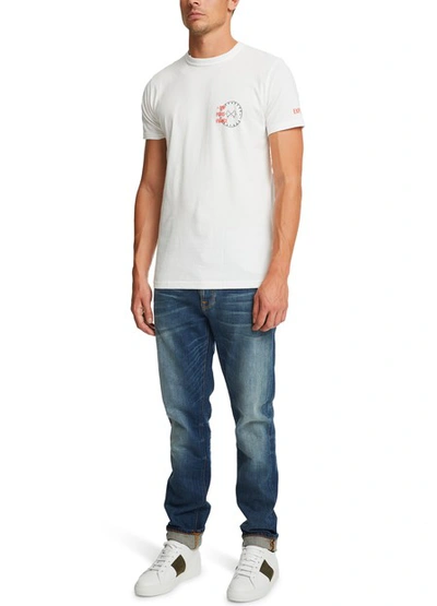 Shop Bleu De Paname Mc Expedition T-shirt In Blanc