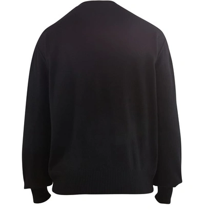 Shop Givenchy Felted Wool Jumper In Black