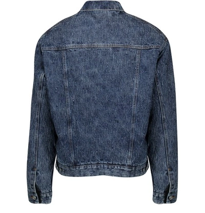 Shop Balenciaga Denim Jacket In 9063