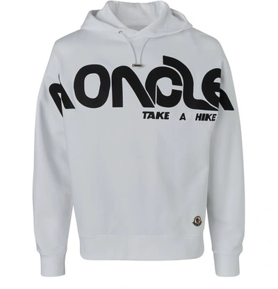 Moncler Genius Moncler 1952 Logo Printed Hoodie In White | ModeSens