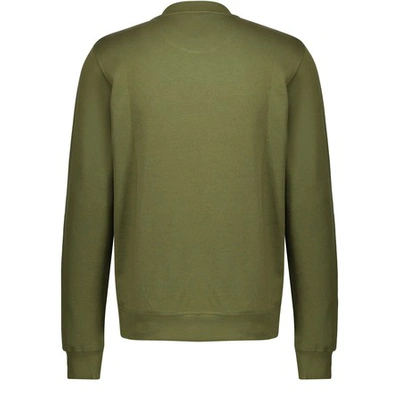Shop Loewe Flower Anagram Sweatshirt In Military Green