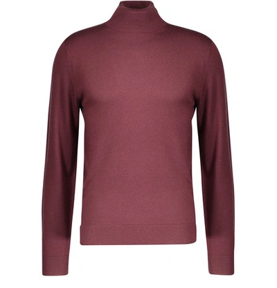 Shop Apc Glen Jumper In Lie De Vin