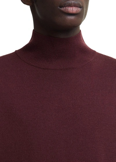 Shop Apc Glen Jumper In Lie De Vin